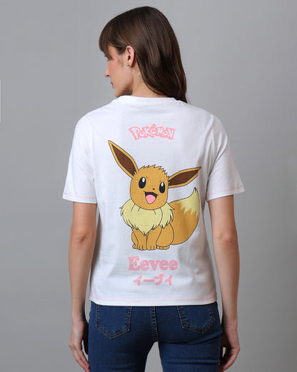 Pokemon  Regular Fit Tshirt  Women