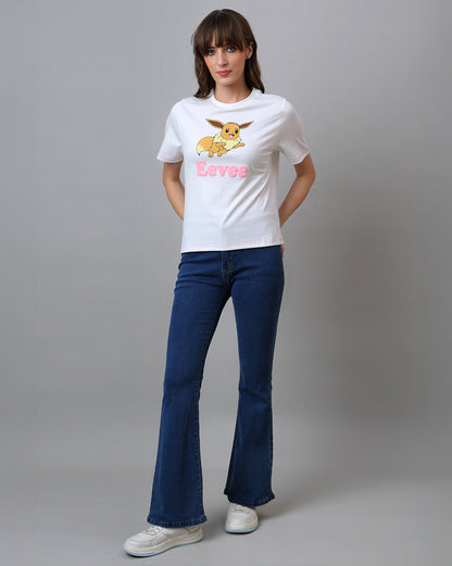 Pokemon  Regular Fit Tshirt  Women