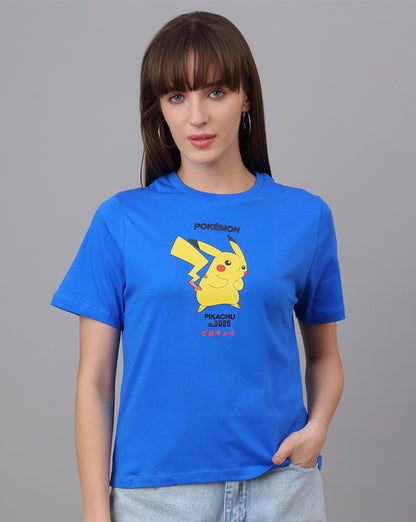 Pokemon  Regular Fit Tshirt  Women