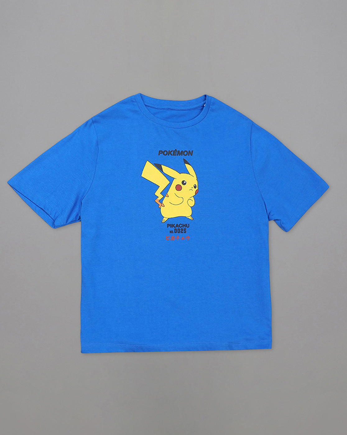 Pokemon Printed Regular Fit Tshirt For Women