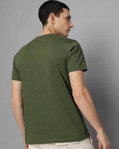 Punisher Regular Fit Olive Tshirt Men