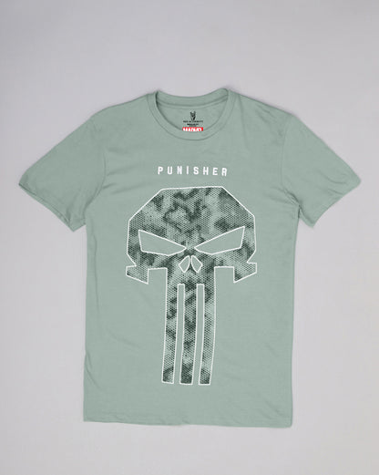 Punisher Embroidered Regular Fit Tshirt  Men