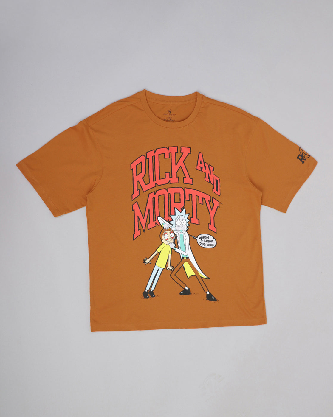 Rick & Morty Printed Oversize Tshirt For Men