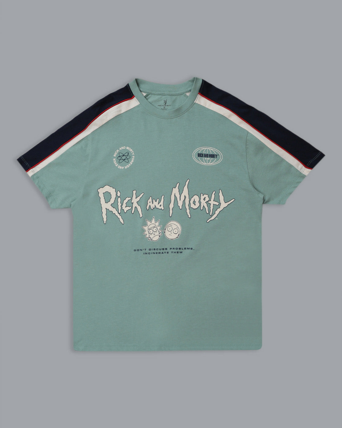 Rick & Morty Printed Relaxed Fit Tshirt For Men