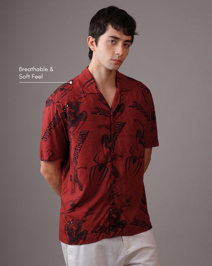 Spider-Man Brand New Day Regular Fit Casual Shirt