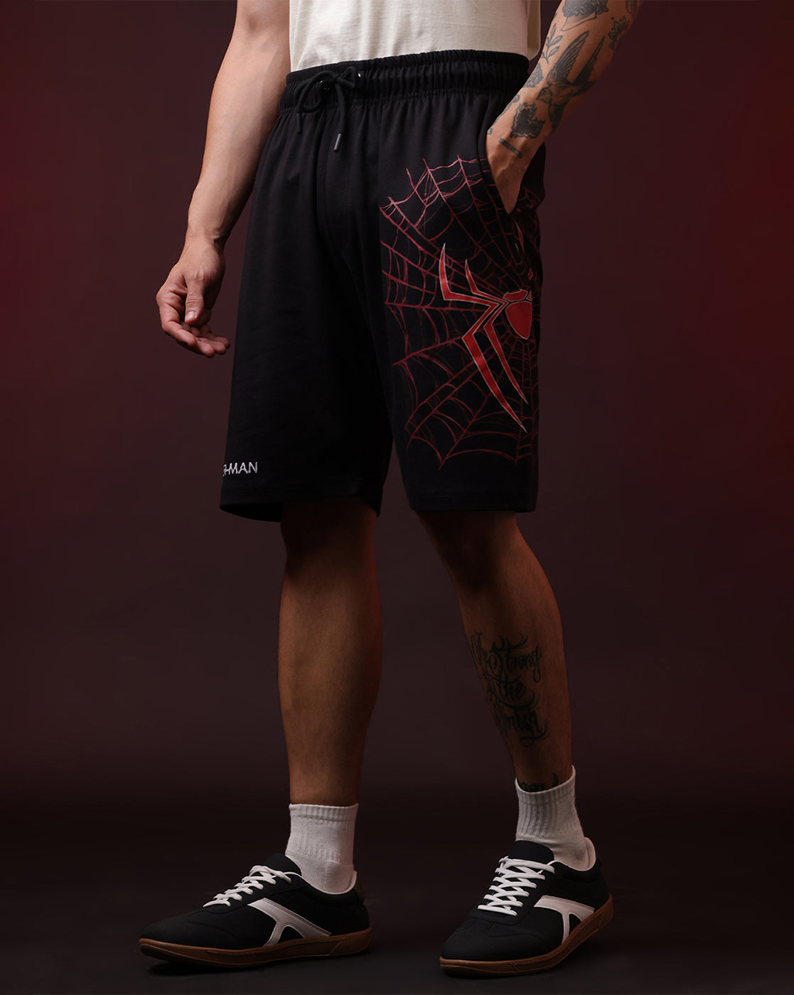 Spiderman Regular Fit Shorts Men