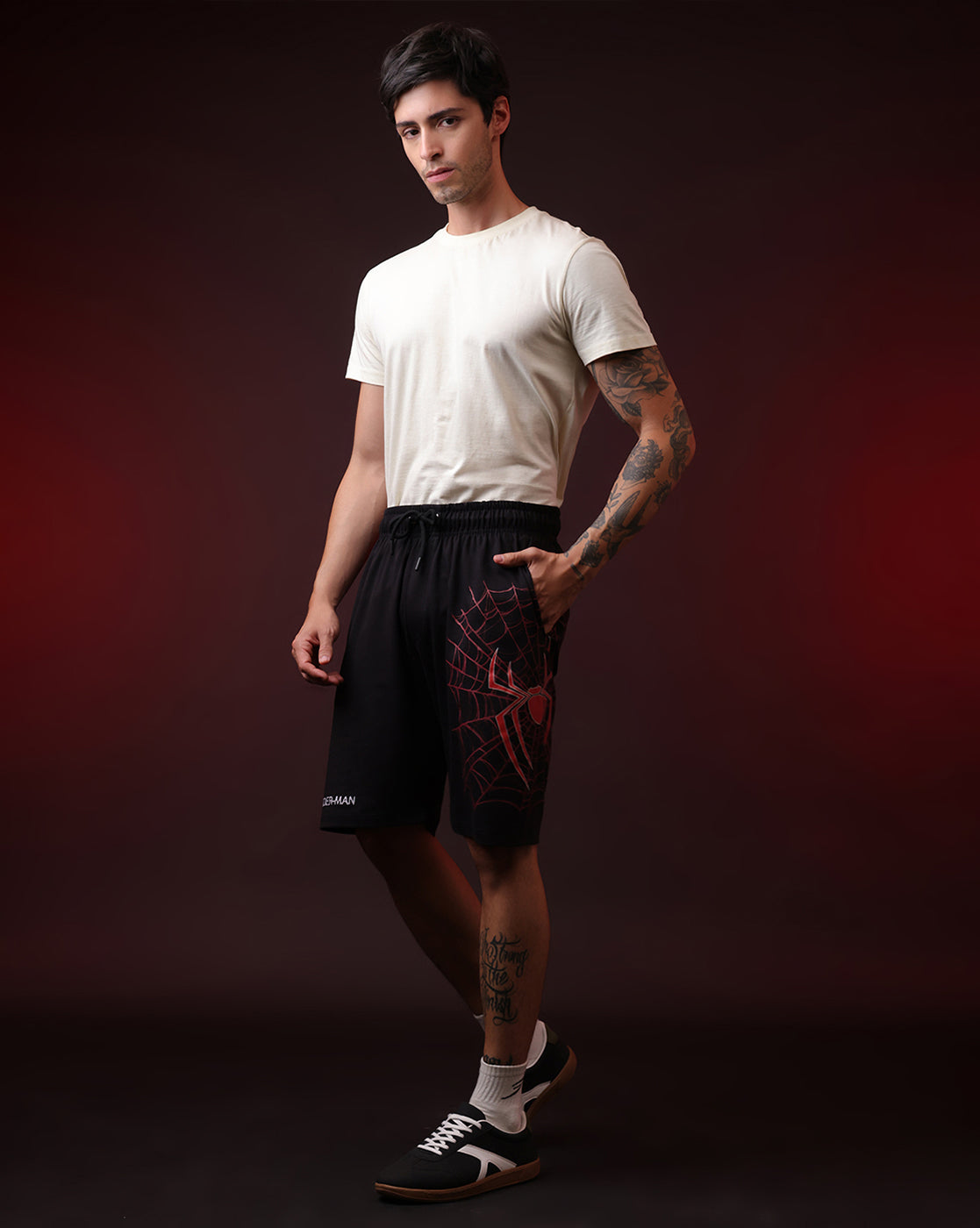 Spiderman Regular Fit Shorts Men