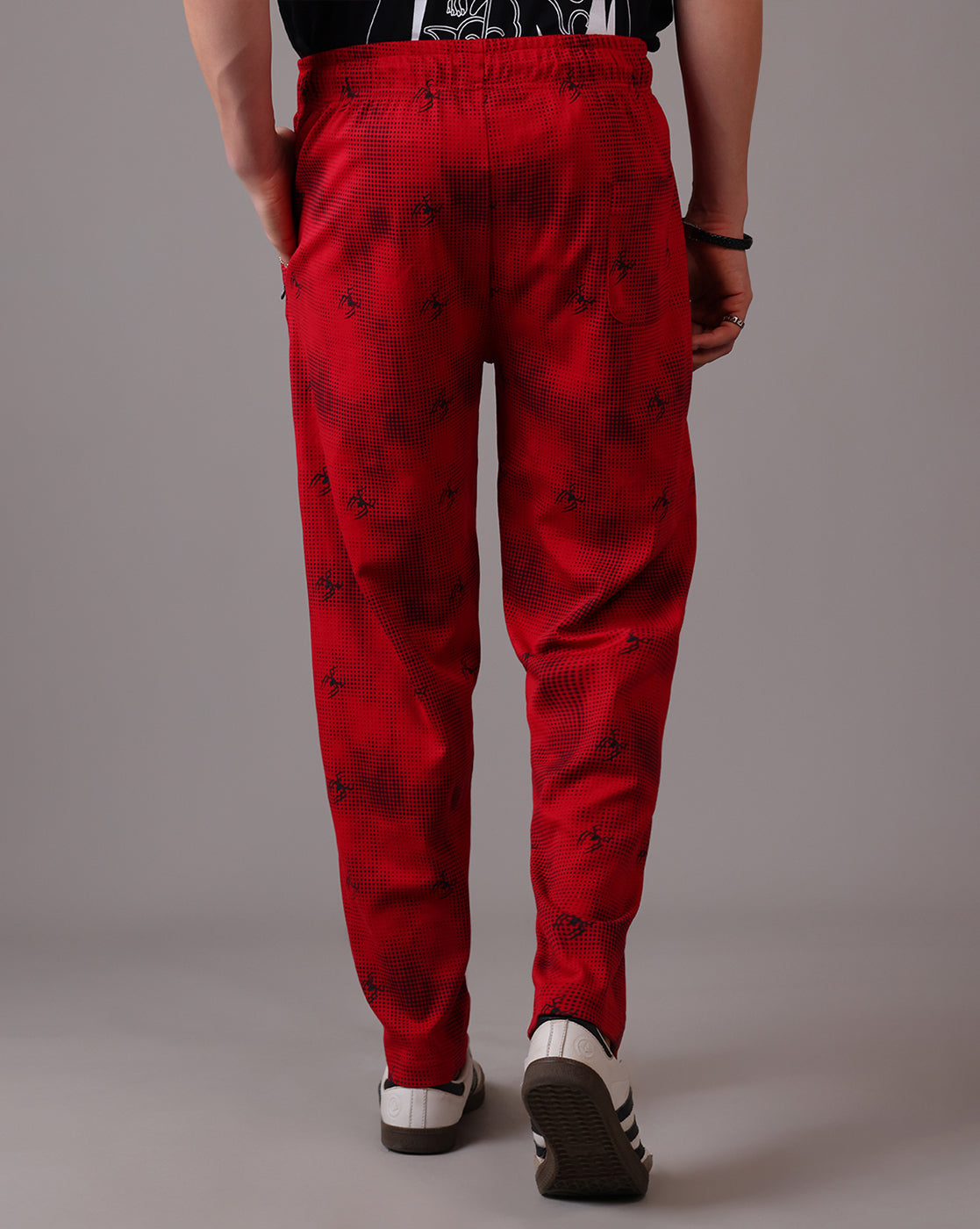 Spiderman Printed Regular Fit Joggers For Men
