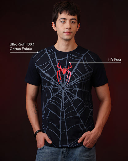 Spider-Man Webbing Regular Fit Tshirt Men