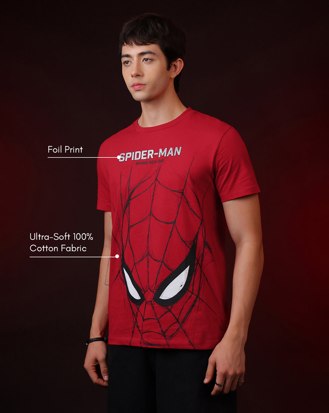 Spider-Man Regular Fit Tshirt Men