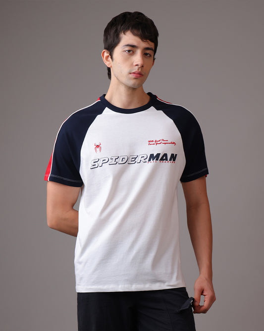 Spider-Man Relaxed Fit Raglan Tshirt For Men
