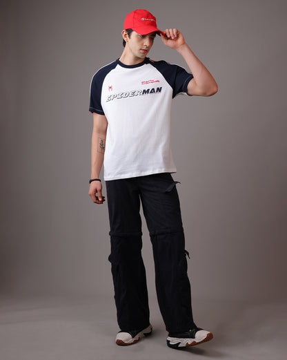 Spider-Man Relaxed Fit Raglan Tshirt  Men