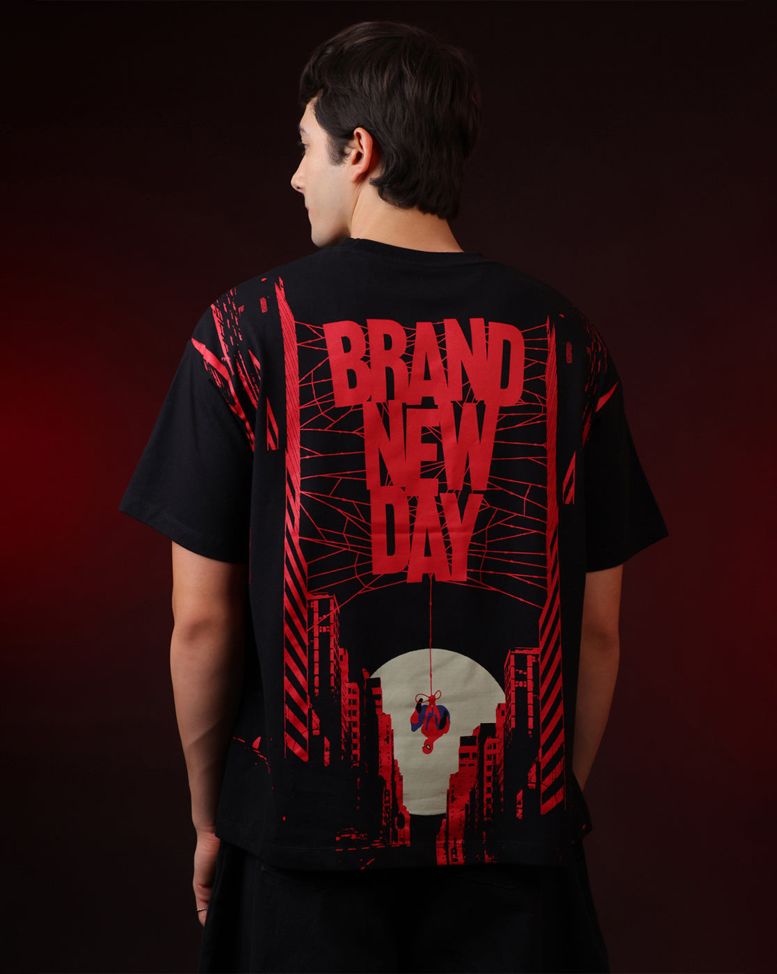 Spider-Man Brand New Day Oversized Fit Tshirt Men