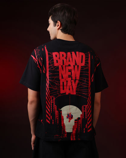 Spider-Man Brand New Day Oversized Fit Tshirt Men