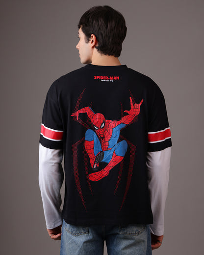Spider-Man Brand New Day Relaxed Fit Doctor Sleeve Tshirt Men