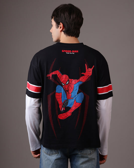 Spider-Man Brand New Day Relaxed Fit Doctor Sleeve Tshirt Men