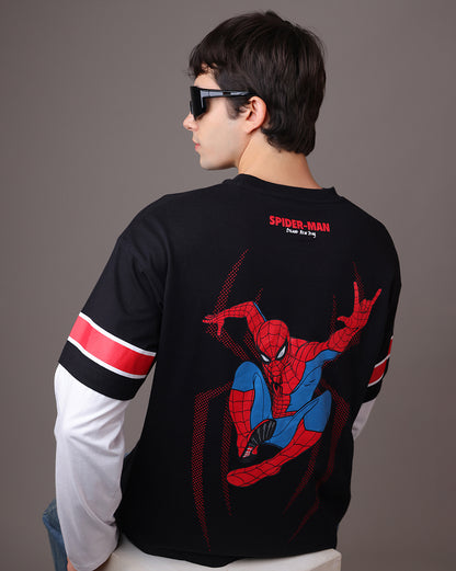 Spider-Man Brand New Day Relaxed Fit Doctor Sleeve Tshirt Men