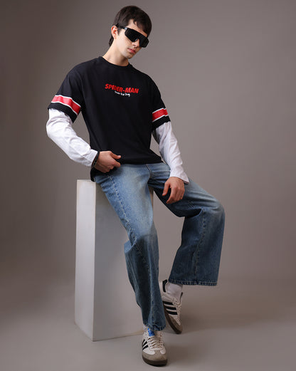 Spider-Man Brand New Day Relaxed Fit Doctor Sleeve Tshirt Men