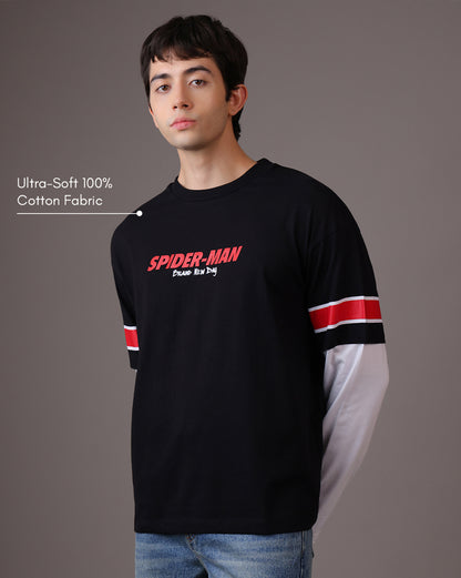 Spider-Man Brand New Day Relaxed Fit Doctor Sleeve Tshirt Men