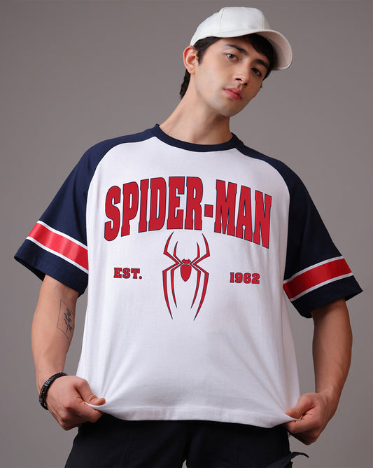 Spider-Man Oversized Raglan Sleeve Tshirt Men