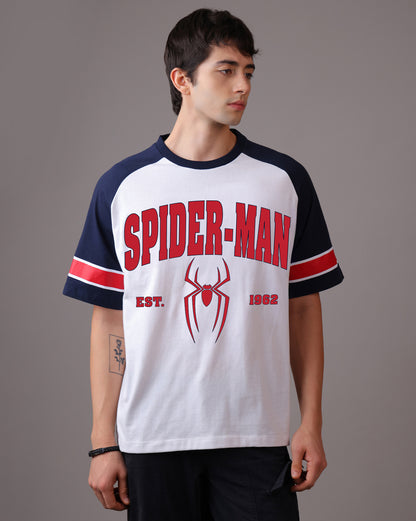 Spider-Man Oversized Raglan Sleeve Tshirt Men