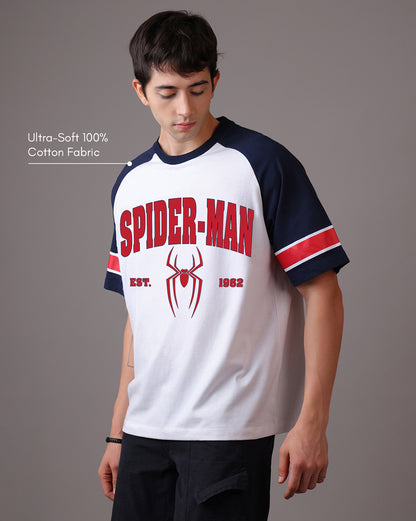 Spider-Man Oversized Raglan Sleeve Tshirt Men