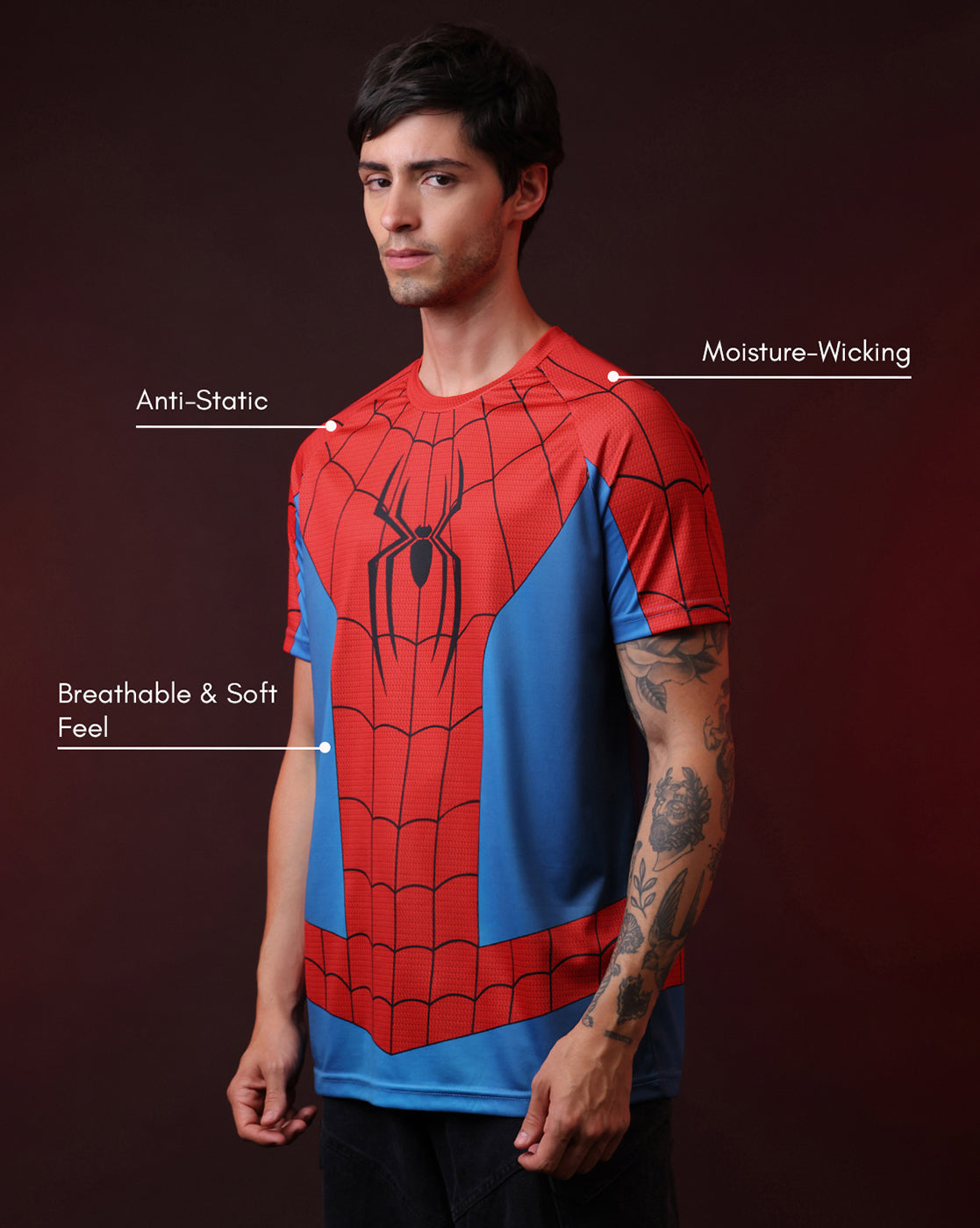 Spider-Man Regular Fit Tshirt Men