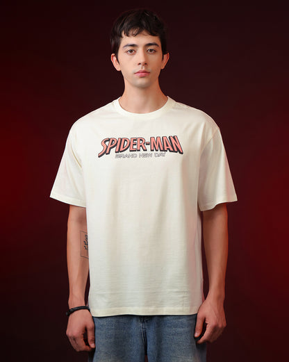 Spider-Man Brand New Day Comic Cover Oversized Tshirt Men