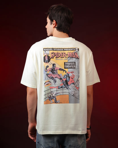 Spider-Man Brand New Day Comic Cover Oversized Tshirt Men