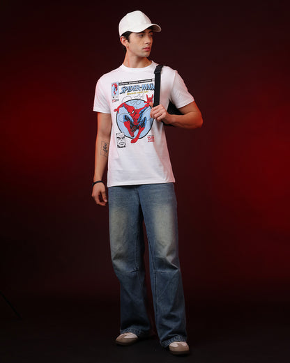 Spider-Man Brand New Day Comic Cover Regular Fit Tshirt Men