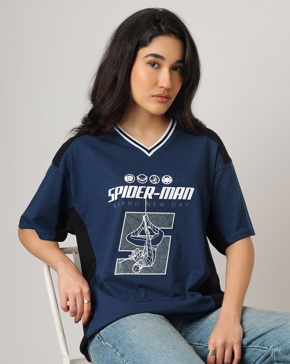 Spider-Man Oversized Tshirt Women