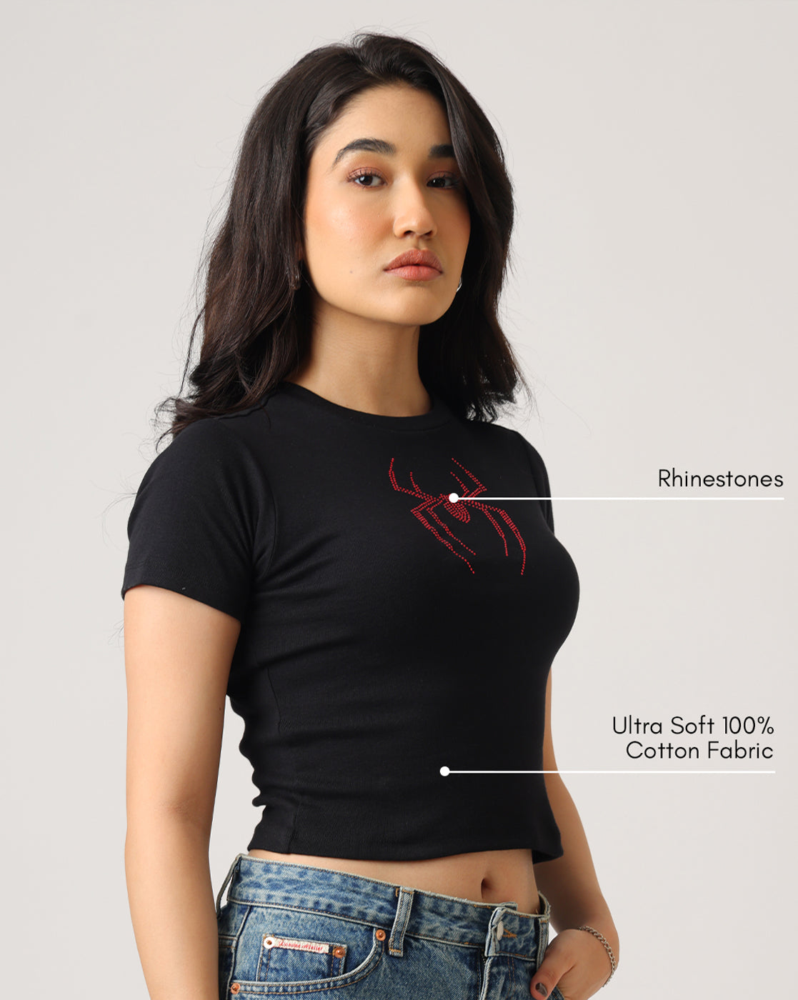 Spider-Man Slim Fit Tshirt Women