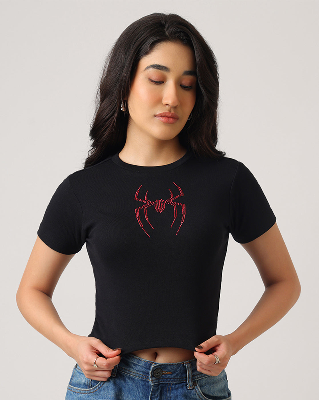 Spider-Man Slim Fit Tshirt Women
