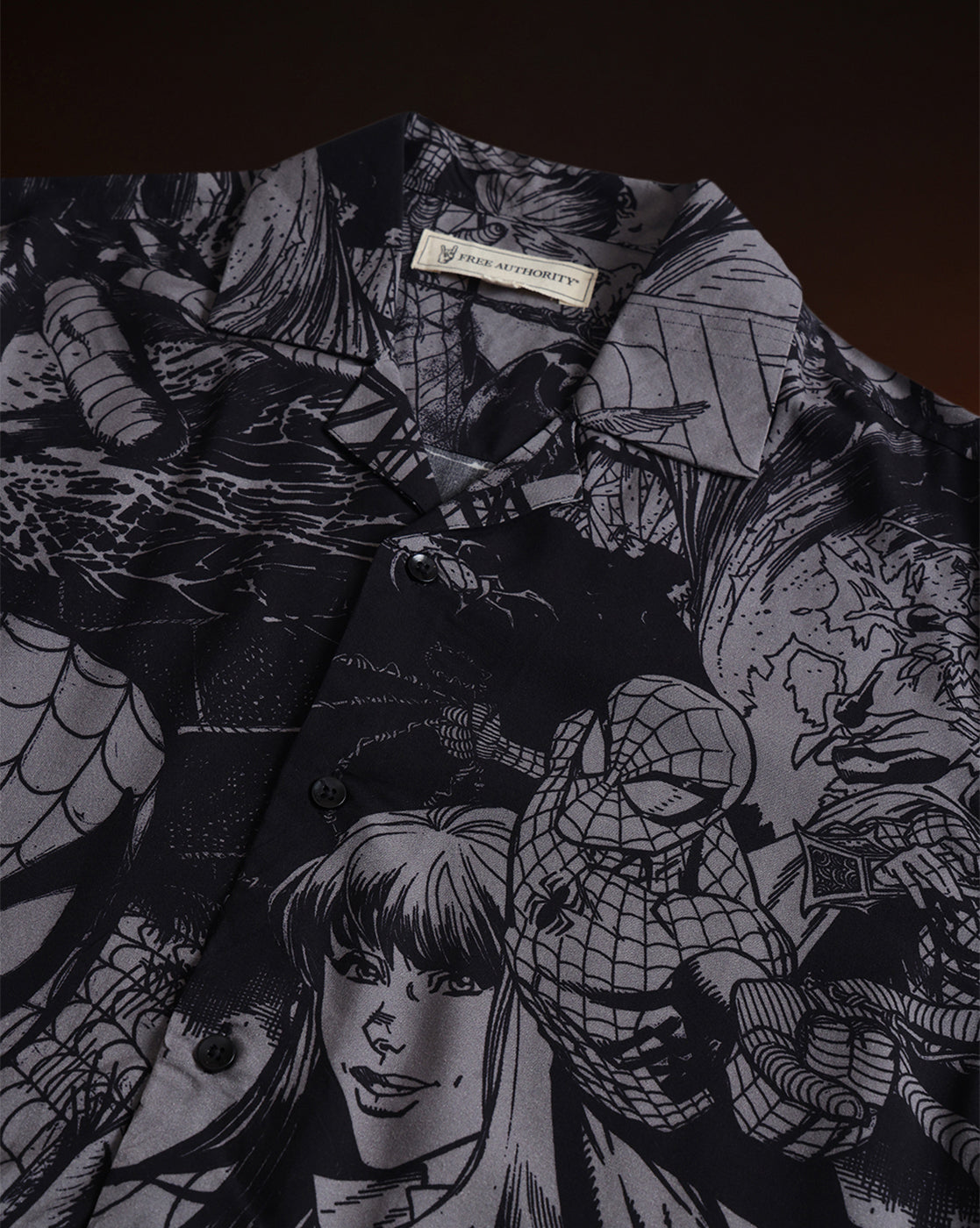 Marvel Comics Spider-Man Relaxed Fit Shirt Men