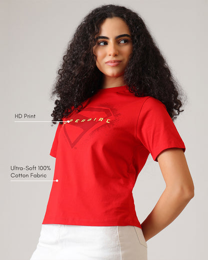 Supergirl Regular Fit Tshirt Women