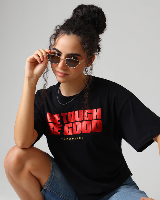 Supergirl Printed  Oversized Tshirt For Women