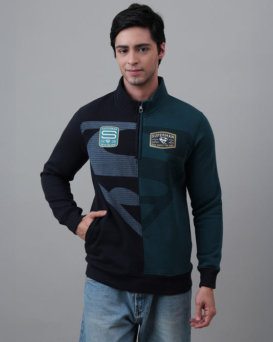 Superman Printed RegularFit Sweatshirt For Men