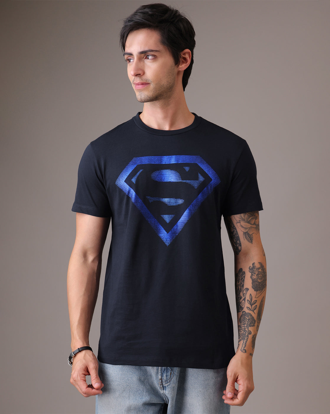 Superman Regular Fit Tshirt  Men