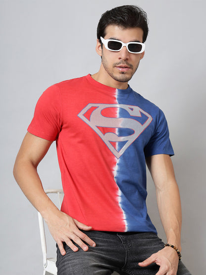 Superman Tie-Dye Regular Fit Tshirt Men