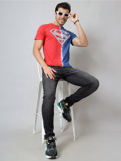 Superman Tie-Dye Regular Fit Tshirt Men
