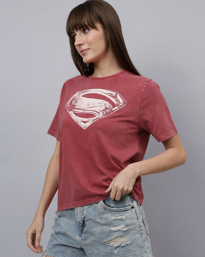 Superman  Regular Fit Tshirt  Women