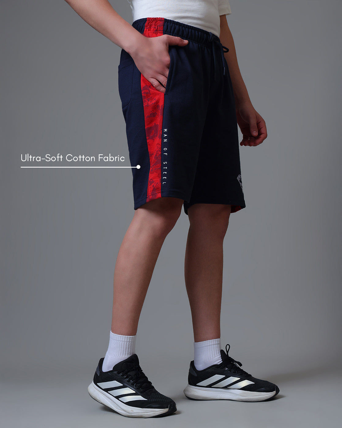 Superman Printed  Regular Fit Shorts For Men