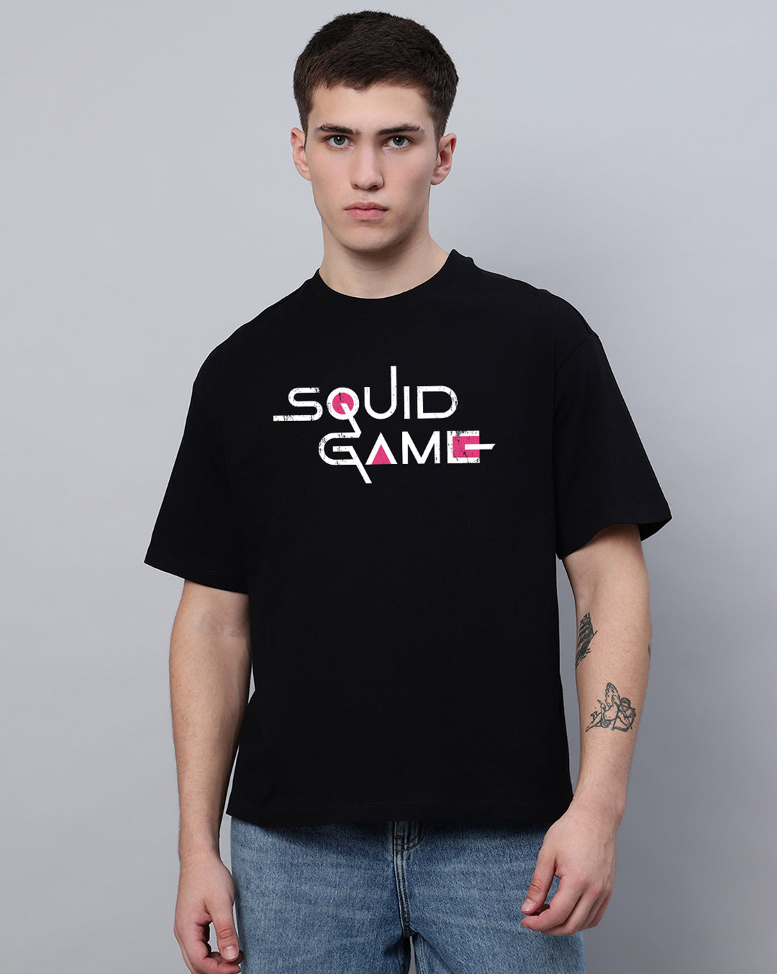 Squid Game Oversized Tshirt Men