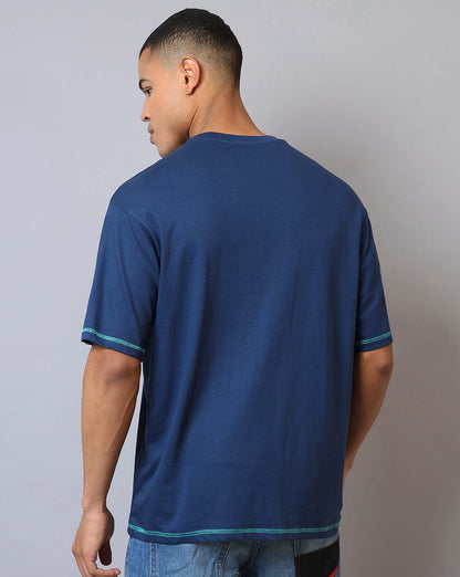 Squid Game Embroidered Oversized Tshirt  Men