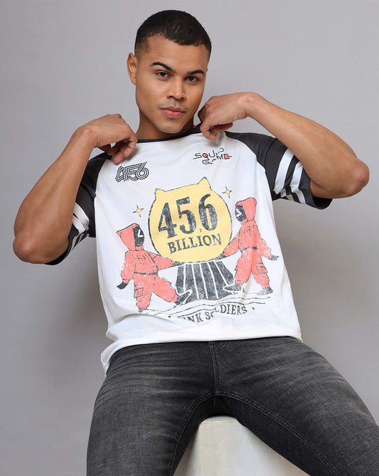 Squid Game Printed Oversized Tshirt For Men