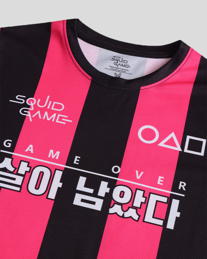 Squid Game Relaxed Fit T-Shirt & Regular Fit Shorts Co-ord Set Women