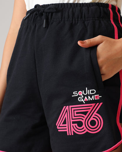 Squid Game Player 456  Relaxed Fit Shorts  Women