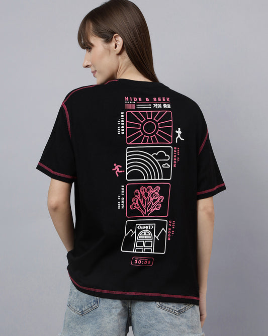 Squid Game Oversized Tshirt For Women
