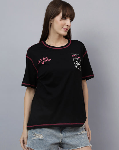 Squid Game Oversized Tshirt  Women