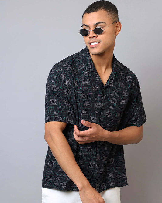 Squid Game Printed Regular Fit Shirt For Men